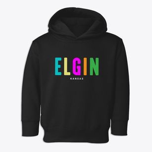 Elgin Kansas Color Pop Toddler Hoodie