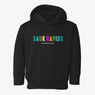 Sauk Rapids Minnesota Color Pop Toddler Hoodie