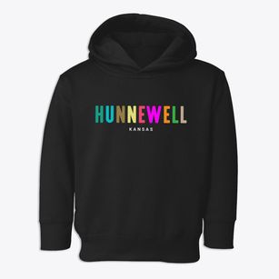 Hunnewell Kansas Color Pop Toddler Hoodie