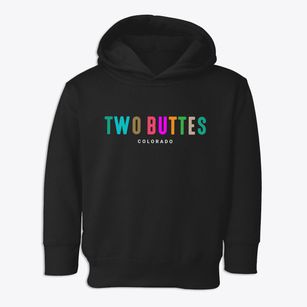 Two Buttes Colorado Color Pop Toddler Hoodie