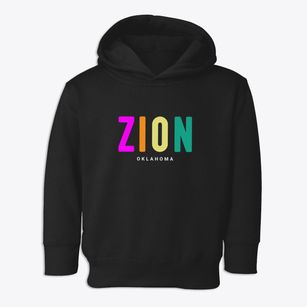 Zion Oklahoma Color Pop Toddler Hoodie