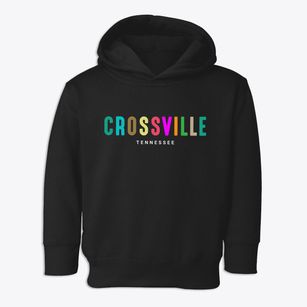 Crossville Tennessee Color Pop Toddler Hoodie