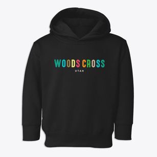 Woods Cross Utah Color Pop Toddler Hoodie