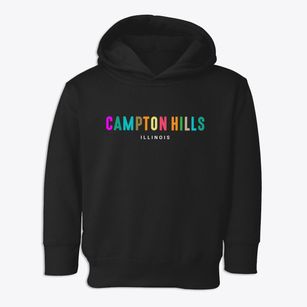 Campton Hills Illinois Color Pop Toddler Hoodie