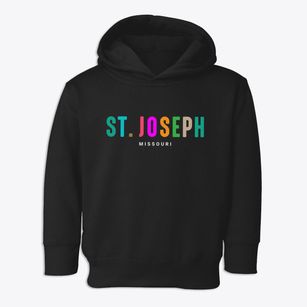 St. Joseph Missouri Color Pop Toddler Hoodie