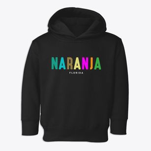 Naranja Florida Color Pop Toddler Hoodie