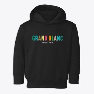Grand Blanc Michigan Color Pop Toddler Hoodie