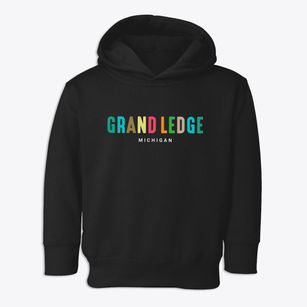 Grand Ledge Michigan Color Pop Toddler Hoodie