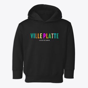 Ville Platte Louisiana Color Pop Toddler Hoodie