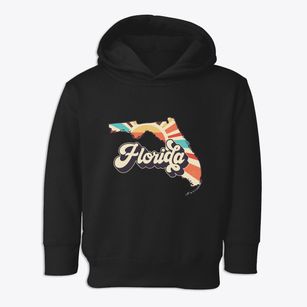  Florida Retro Art Toddler Hoodie
