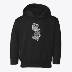  New Jersey Mandala Toddler Hoodie