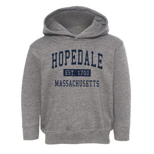 Hopedale Massachusetts Classic Established Toddler Hoodie