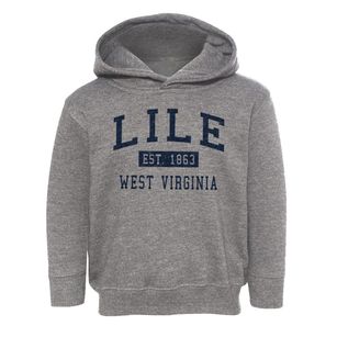 Lile West Virginia Classic Established Toddler Hoodie