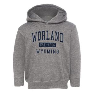 Worland Wyoming Classic Established Toddler Hoodie