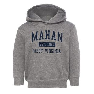 Mahan West Virginia Classic Established Toddler Hoodie