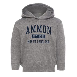 Ammon North Carolina Classic Established Toddler Hoodie
