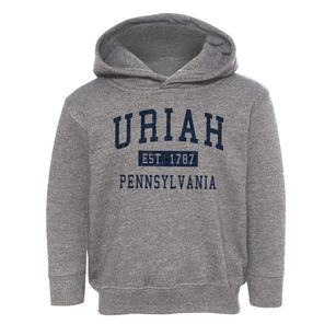 Uriah Pennsylvania Classic Established Toddler Hoodie