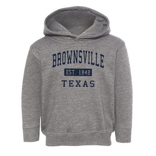 Brownsville Texas Classic Established Toddler Hoodie