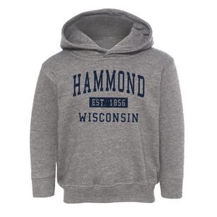 Hammond Wisconsin Classic Established Toddler Hoodie