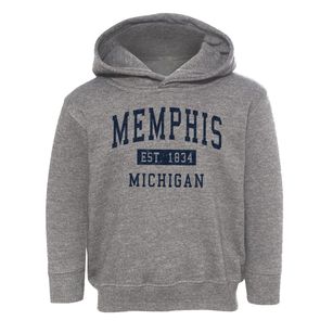 Memphis Michigan Classic Established Toddler Hoodie