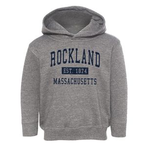 Rockland Massachusetts Classic Established Toddler Hoodie