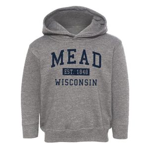 Mead Wisconsin Classic Established Toddler Hoodie