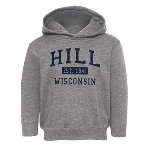 Hill Wisconsin Classic Established Toddler Hoodie