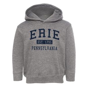 Erie Pennsylvania Classic Established Toddler Hoodie