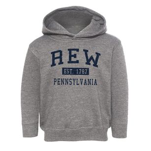 Rew Pennsylvania Classic Established Toddler Hoodie
