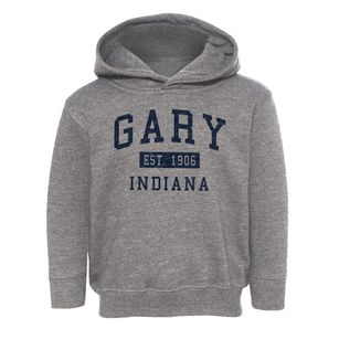 Gary Indiana Classic Established Toddler Hoodie