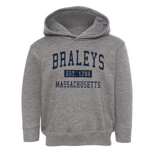 Braleys Massachusetts Classic Established Toddler Hoodie