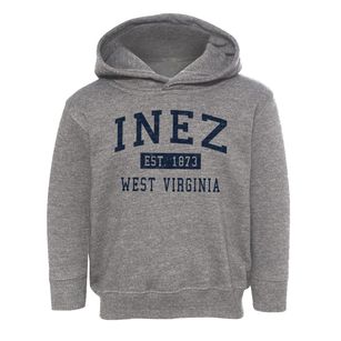 Inez West Virginia Classic Established Toddler Hoodie