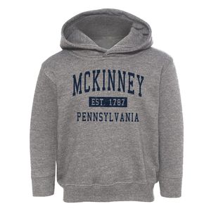 Mckinney Pennsylvania Classic Established Toddler Hoodie