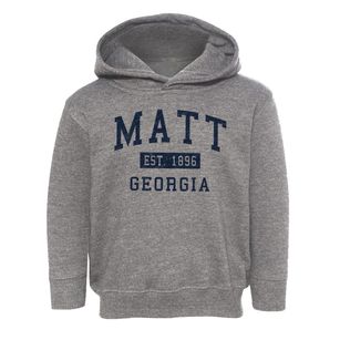 Matt Georgia Classic Established Toddler Hoodie
