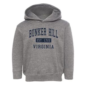 Bunker Hill Virginia Classic Established Toddler Hoodie