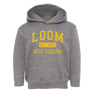 Loom West Virginia Classic Established Toddler Hoodie