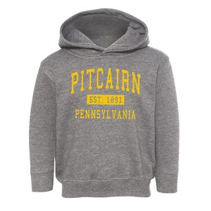 Pitcairn Pennsylvania Classic Established Toddler Hoodie
