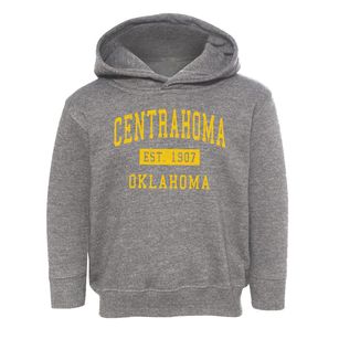 Centrahoma Oklahoma Classic Established Toddler Hoodie