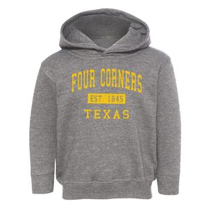 Four Corners Texas Classic Established Toddler Hoodie