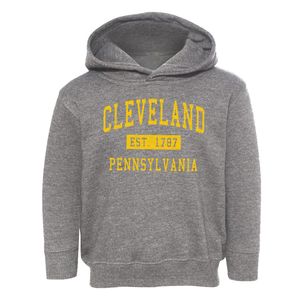 Cleveland Pennsylvania Classic Established Toddler Hoodie