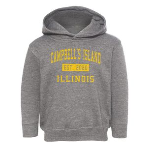 Campbell's Island Illinois Classic Established Toddler Hoodie