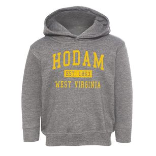 Hodam West Virginia Classic Established Toddler Hoodie