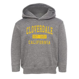 Cloverdale California Classic Established Toddler Hoodie