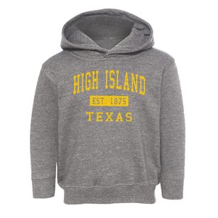 High Island Texas Classic Established Toddler Hoodie