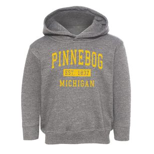 Pinnebog Michigan Classic Established Toddler Hoodie