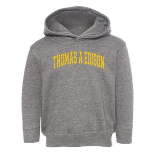 Thomas A Edison Environmental Science Varsity Arch Toddler Hoodie