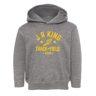 J R King Elementary School Track and Field Toddler Hoodie
