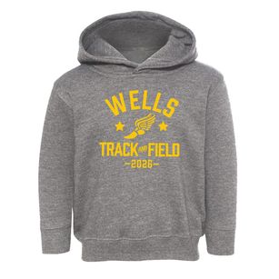 Wells Junior High School Track and Field Toddler Hoodie