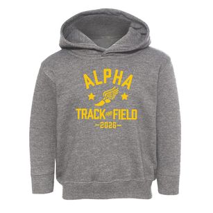Alpha Elementary School Track and Field Toddler Hoodie
