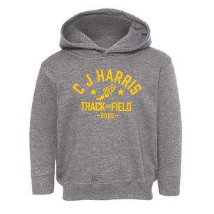 C J Harris Elementary School Track and Field Toddler Hoodie